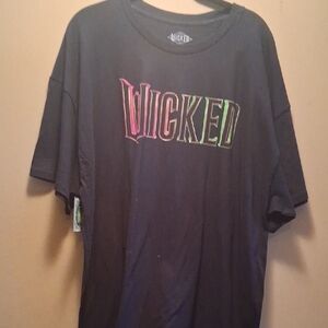 Wicked Black T-Shirt for Men XXl By Isaac Morris For Universal Studios